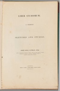Liber Studiorum: Titelpagina, 1838
