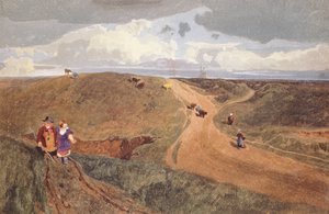 Mousehold Heath, Norwich, ca. 1810 door John Sell Cotman