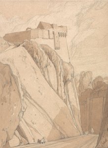 Deel van de oude vestingwerken van Saint Lo, Normandië