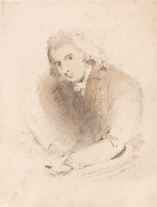 Portret van een geleerde door John Sell Cotman