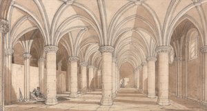 De Baronnenzaal, Mont Saint Michel door John Sell Cotman
