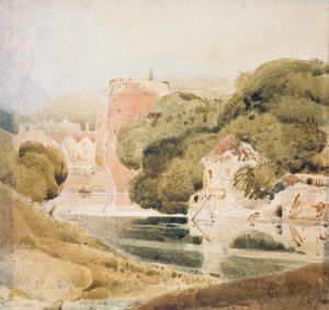 De waterpoort, York door John Sell Cotman