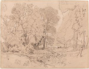 Boslandschap door John Sell Cotman