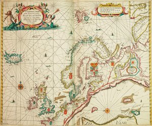 Een algemene kaart van de noordelijke navigatie