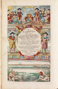 De Engelse piloot het eerste boek: beschrijving van de noordelijke navigatie, c.1671