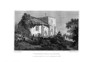 Bramber Kerk, West Sussex, 1829