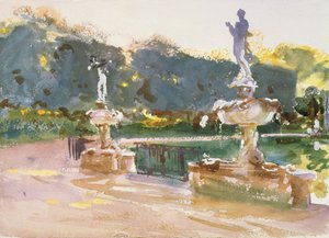 Boboli-tuinen, c.1907 door John Singer Sargent