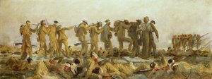Gassed, een olieverfstudie, 1918-19