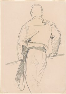 Gondelier, Venetië door John Singer Sargent