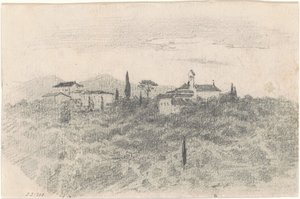 Klooster [recto] door John Singer Sargent