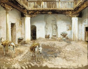 Moorse Binnenplaats, 1913 door John Singer Sargent