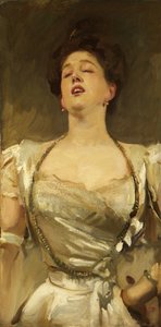 Mevrouw George Batten Zingt door John Singer Sargent