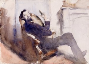 Portret van Paul-César Helleu door John Singer Sargent