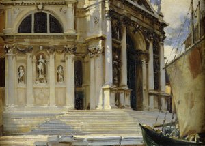 Santa Maria della Salute, Venetië door John Singer Sargent