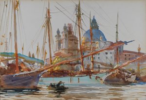 Santa Maria della Salute in Venetië, ca. 1904-1906 door John Singer Sargent