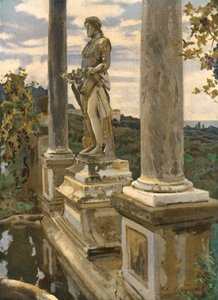 Standbeeld van Vertumnus in Frascati, 1907, c1930 door John Singer Sargent