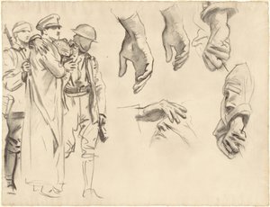 Studies voor Gassed, 1918-1919