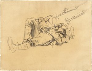 Studies voor "Gassed" (recto)