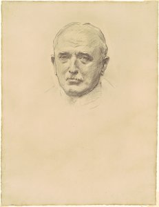 Studie van Veldmaarschalk John French voor Generaals van de Eerste Wereldoorlog door John Singer Sargent