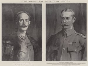 De twee Hamiltons met Roberts in de Transvaal door John Singer Sargent