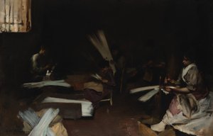 Venetiaans glaswerkers door John Singer Sargent