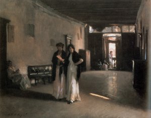 Venetiaans interieur, ca. 1880-82 (olieverf op doek)