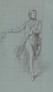 Kapitein W. Fairfax, figuurstudie voor de schilderij van de overwinning van Lord Duncan door John Singleton Copley