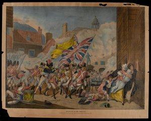 Dood van majoor Pierson en nederlaag van de Franse troepen op het eiland Jersey op 6 januari 1781 door John Singleton Copley