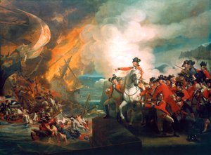 Nederlaag van de Drijvende Batterijen bij Gibraltar, 1782, ca. 1783