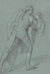 Figurenstudie voor het Schilderij van de Overwinning van Lord Duncan: Studie voor Matroos die de Nederlandse Vlag Draagt door John Singleton Copley