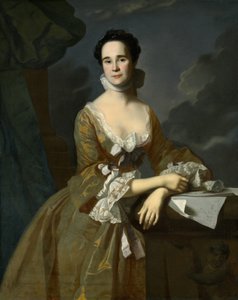 Mevrouw Daniel Hubbard Mary Greene, c. 1764 door John Singleton Copley