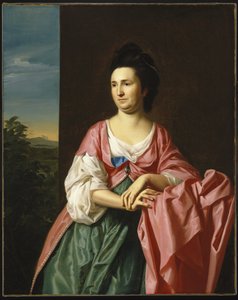 Mrs. Sylvester Gardiner, née Abigail Pickman, voorheen Mrs. William Eppes door John Singleton Copley