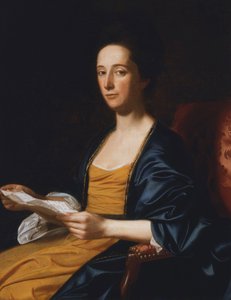 Portret van een Dame door John Singleton Copley