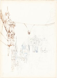 Continentale straattafereel door John Skinner Prout