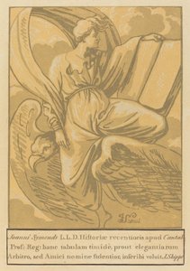 Sint Johannes de Evangelist door John Skippe after Parmigianino