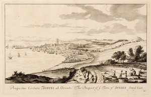 Het Uitzicht op de Stad Dundee vanuit het Oosten