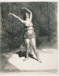 Isadora Duncan door John French Sloan