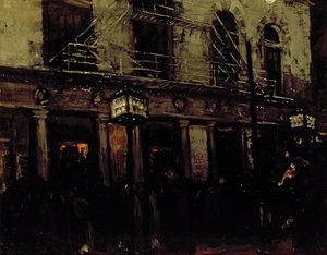 Walnut Street Theater, Philadelphia door John French Sloan
