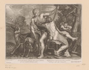 Venus en Adonis door John Smith