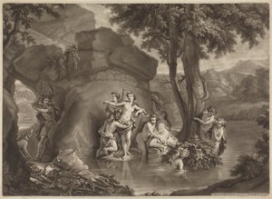 Diana en Acteon door John Smith