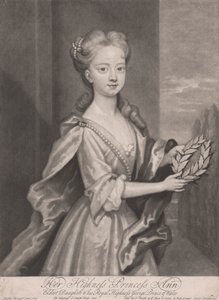 Hare Hoogheid Prinses Ann, oudste dochter van Zijne Koninklijke Hoogheid George Prins van Wales, 1720 door John Smith