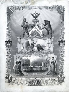 De United Society of Brush Makers, ca. 1840 door John & Son Shury