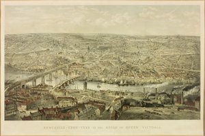 Newcastle upon Tyne tijdens het bewind van koningin Victoria door John Storey
