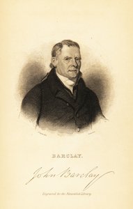 Portret van John Barclay, Schotse vergelijkende anatoom door John Syme