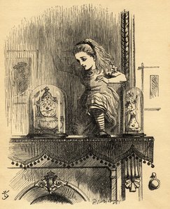 Alice in het Spiegellandhuis, illustratie uit 