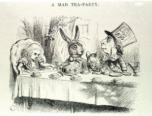 Alice neemt Lewis Carroll