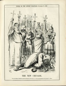 Illustratie door John Tenniel (1820-1914) in Punch