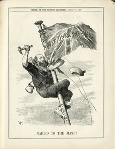 Illustratie van John Tenniel (1820-1914) in Punch door John Tenniel