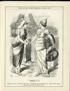 Illustratie van John Tenniel (1820-1914) in Punch door John Tenniel