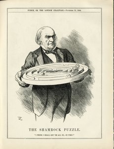 Illustratie van John Tenniel (1820-1914) in Punch door John Tenniel